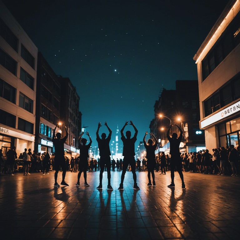 Crafting a symphony for the night owlets and street dancers alike, this track intertwines the aggressive pumps of dubstep with the serene whispers of a calm city at night. It’s a dance of contrasts under the sweeping lights, where every note is a step, every beat a heartbeat of the night.