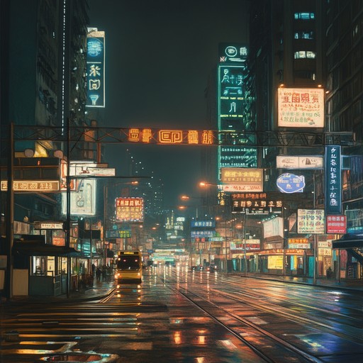 A gripping track where pulsating synths create a landscape of mystery and suspense, drawing listeners into a neon lit urban thriller. Interplay of light and dark themes simulate the thrill of a midnight chase through an animated metropolis.