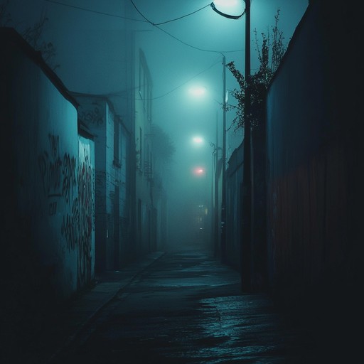 Feel the weight of the city’s shadows closing in as pounding beats and ominous basslines echo through the foggy alleyways, crafting a tense and menacing urban soundscape