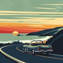 positive, mellow soft rock invoking happy and relaxed drives