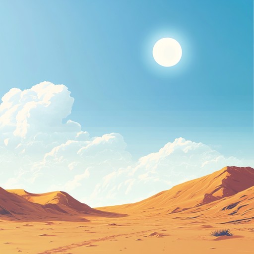 Experience the enchanting fusion of modern edm beats with mystical middle eastern rhythms. This track captures the essence of a blazing desert mirage, designing an auditory journey that transitions from the heat of the sun to the coolness of dusk. The steady pulse of the beats is amplified by the resonant sound of traditional middle eastern instruments, creating a hypnotic and immersive atmosphere.