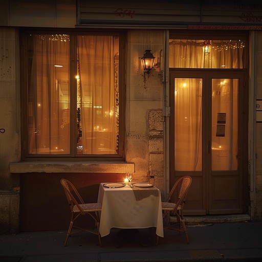 This soft, evocative piece captures the intimate whisper of lovers sharing a candlelit moment in a nostalgic parisian café. The music gently swirls like the romantic fog along the seine, where each note plays a pivotal role in unfolding a timeless love story.