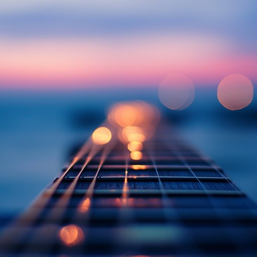 A soothing instrumental piece that blends mellow guitar with gentle rhythms, transporting the listener to a peaceful seaside at dusk. The music encourages deep contemplation and a sense of calm.