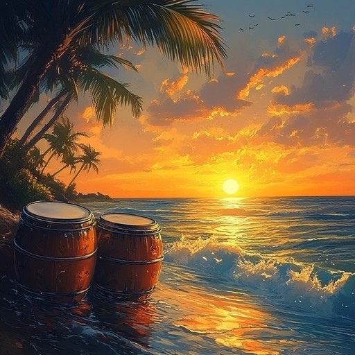 Featuring soothing steel drums, this soulful calypso instrumental reflects the warmth and tranquility of an island sundown, ideal for unwinding and celebrating the beauty of a summer night by the sea.