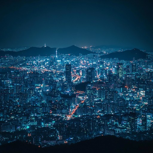 Imagine strolling the bustling streets of seoul at midnight, where the city lights glimmer gently, casting a soft, calming glow. This instrumental track combines the melodic richness of k pop with relaxing chill beats, creating a dreamy atmosphere that invites you to unwind and lose yourself in the magic of the city night. Perfect for late night relaxation or peaceful introspection.