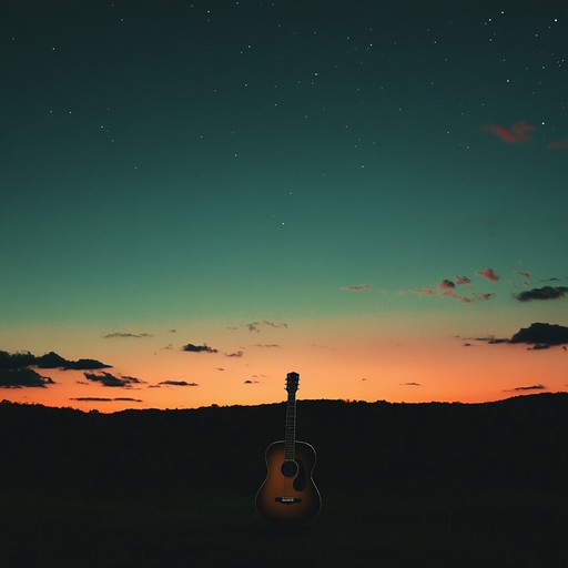 A gentle instrumental track featuring soothing guitar, reminiscent of an emo ballad, designed to evoke feelings of introspection and tranquil sadness. The composition unfolds with delicate strumming patterns and subtle harmonic transitions, creating a reflective and soothing soundscape ideal for moments of introspection. Understated yet profoundly emotional, it captures the melancholic beauty of twilight.