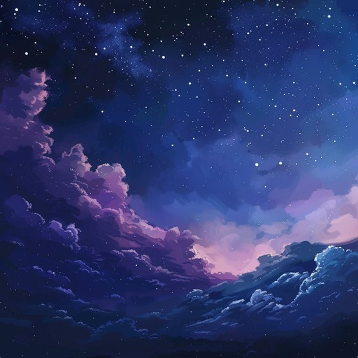 This tranquil electronica track combines soothing synthesizers with gentle beats, creating an ambiance that feels like a serene drift through a starlit galaxy. The lush melodies and airy textures offer a peaceful escape into the stars.