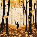 soothing lute melodies for autumnal wanderers in forests