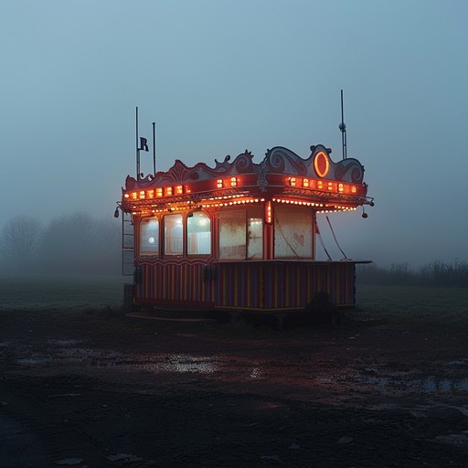 An ethereal, somber creation mimicking the echoes of a deserted carnival. The calliope's eerie melodies combined with warped and distant sounds bring forth a weird and unsettling ambiance. This composition paints a surreal picture of melancholy and abandonment.