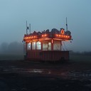 ethereal sounds mimicking a deserted, forgotten carnival landscape