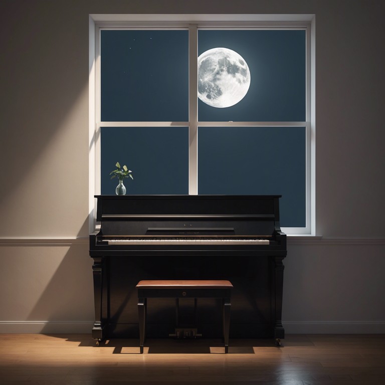 Echoing the serenity of a calm, moonlit environment, moonlit emotional tides is an alternate rendition where the piano takes a slightly more pronounced role, weaving through the soft beats of garage inspired rhythms to explore the deeper contemplative states of the mind. This alternative track focuses more intensely on the piano's capability to evoke deeper emotional responses, supported by a backdrop of muted garage tones.