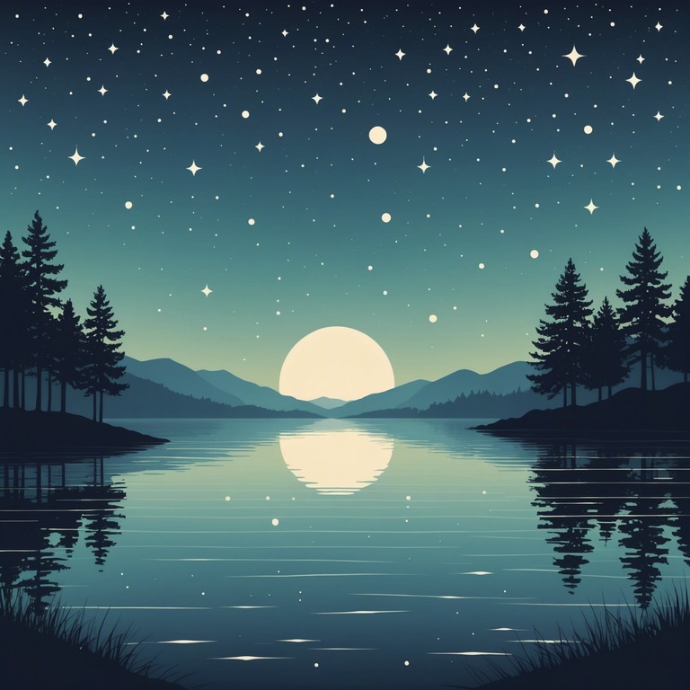 Imagine a delicate harp melody that swells under a vast, starry night sky, each note contributing to a calming, ethereal soundscape meant for reflection and relaxation.