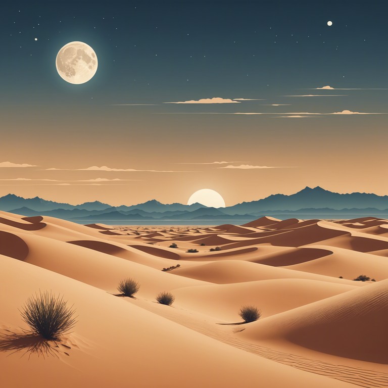 Imagine an instrumental that captures the soul of a quiet, star filled desert night, where each note reflects the stillness and the majesty of the vast surroundings.