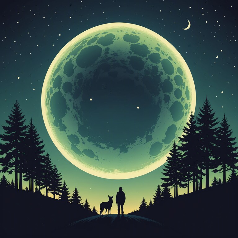 A track that conjures the mysteries of a moonlit night with its ethereal tones, creating an atmosphere of deep contemplation and serene mystery. The composition weaves a haunting melody that evokes the calm and spectral beauty of moonlight casting shadows beneath ancient whispering trees.