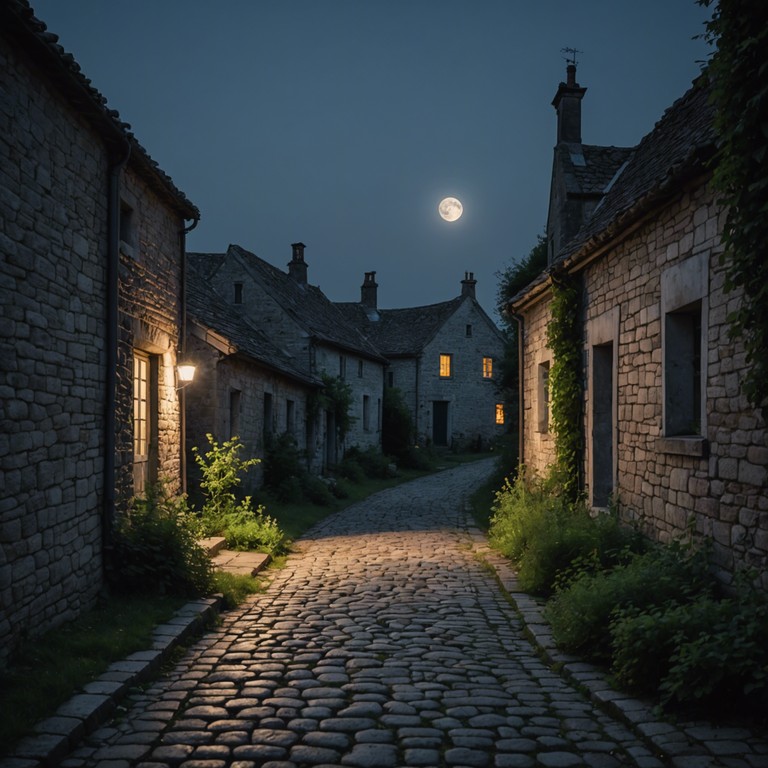 A haunting melody that conjures the solitude and mysteries of a long abandoned medieval village, illuminated by moonlight. The soundtrack's core is built around the somber tones of a solo cello, embracing the listener in a narrative of timelessness and secret tales encoded in the ancient stones.