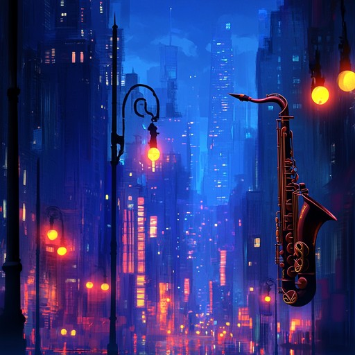 An instrumental blending soulful jazz and funky grooves, this track embodies the pulsating rhythm of city nights, with melodies that reflect shining neon lights and lively streets after dark.