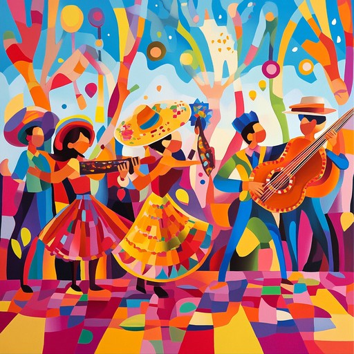 This upbeat mambo tune captures the essence of a lively summer fiesta with vibrant brass sections, syncopated rhythms, and exhilarating percussions. Ideal for dance floors, this song transports listeners to a tropical paradise filled with color and movement