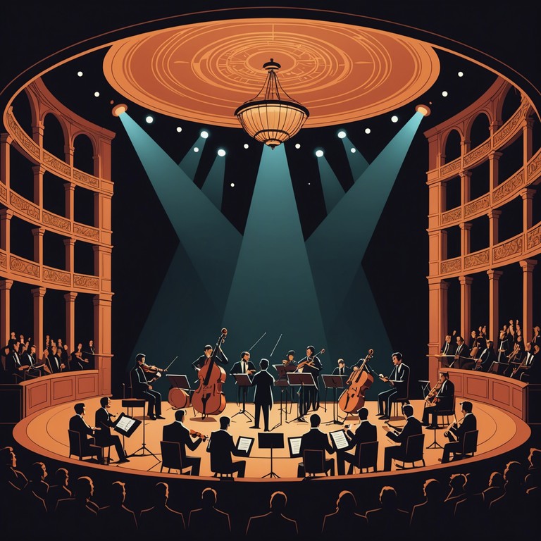 Imagine an orchestral composition that swells with pride and grandeur, designed to accompany ceremonies of victory or moments of significant achievement, lifting spirits and inspiring awe.