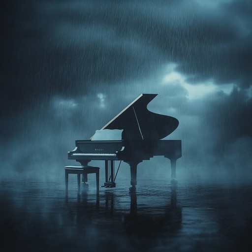 A solo piano piece that captures the essence of a desolate, rainy day, with slow, sweeping chords and a heartfelt melody. The sadness is palpable, and the music feels like a gentle downpour on a grey afternoon, evoking a sense of introspective nostalgia and quiet sadness.