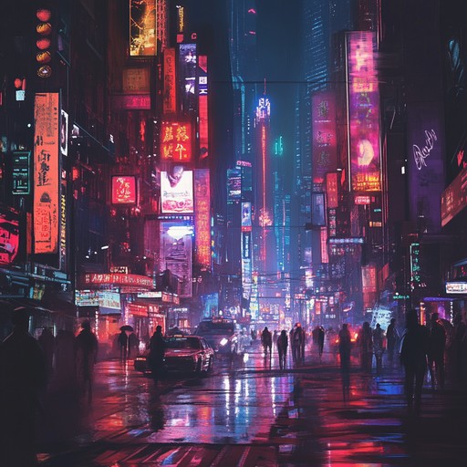 Experience the pulse of the city through vibrant, retro futuristic synth melodies, capturing the essence of a bustling urban landscape with shimmering lights and dynamic energy. This track combines catchy synth hooks with a rhythmic beat, evoking feelings of nostalgia and excitement as you navigate through neon lit streets.