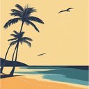 tranquil mambo mix with soft tropical island rhythms