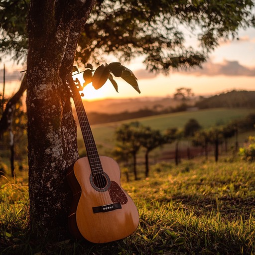 Indulge in the emotional journey of rustic brazilian melodies, with romantic and nostalgic undertones, played on a soulful acoustic guitar