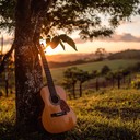 emotional sertanejo guitar with romantic and nostalgic undertones