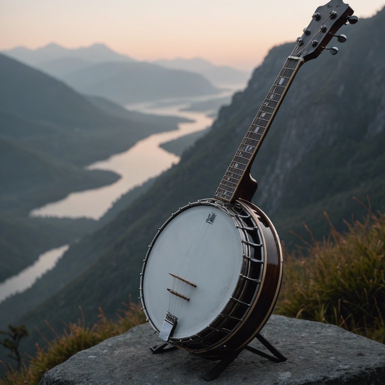 This version of the song further emphasizes the ethereal quality of dawn in the mountains, using slower, more resonant banjo plucks to enhance the feeling of awakening in a timeless landscape.