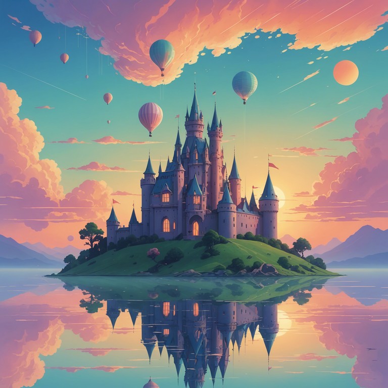 Imagine floating through ethereal castles in the sky as each note plays like a step on clouds, painting surreal soundscapes wrapped in a layer of progressive complexity. This piece uses playful and unexpected transitions, embodying the unpredictable nature of dreams and airborne fantasy.