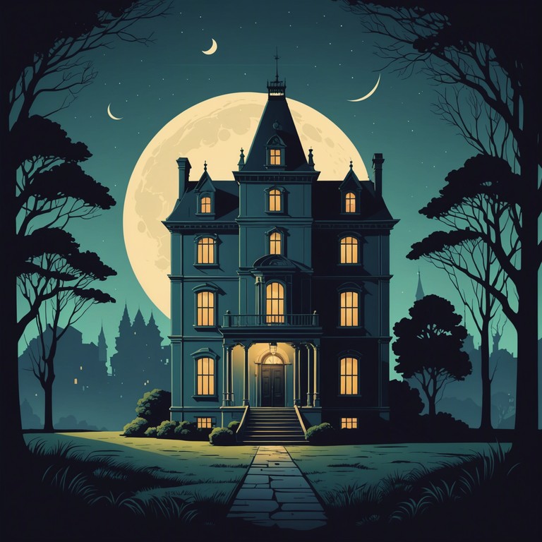 Imagine exploring a haunted mansion where every corner offers a mesmerizing yet eerie soundtrack, accentuated by the surreal and ghostly sound of the theremin under a full moon's glow.