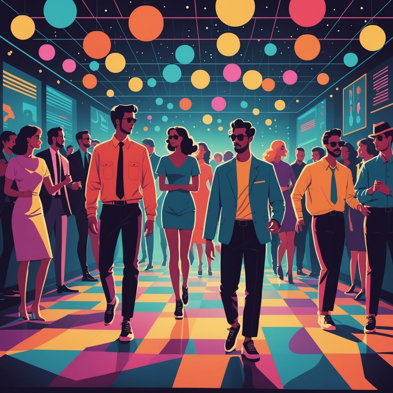 Imagine stepping into a neon lit dance hall in the early ‘90s, where the cool, smooth rhythms of synthesizers intertwine with the sharp, modern beats of drum machines, forming a fresh yet nostalgic soundscape. This track aims to resurrect the dance floor of yesteryears with a modern twist