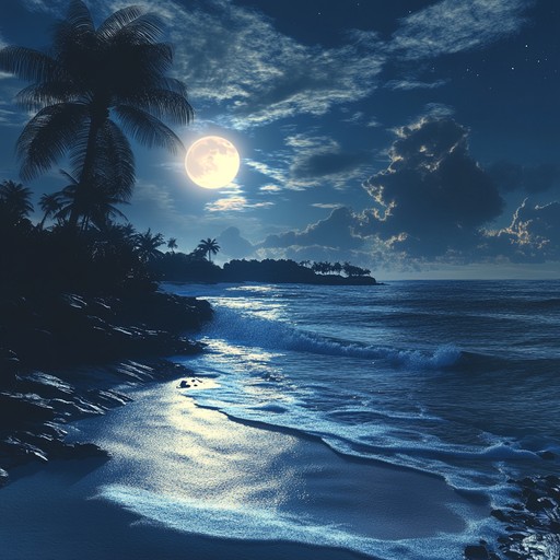 A lush, melodic latin jazz composition that evokes the essence of a romantic tropical night, filled with intricate guitar melodies and serene rhythms.