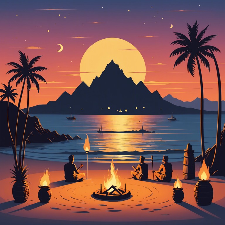 Imagine the joy and exhilaration of a vibrant beach party where the music compels everyone to dance as the sun sets, turning the sky into hues of orange and red. The track features a powerful trumpet leading the charge, backed by pulsating latin rhythms that can invigorate the soul and bring smiles to all.