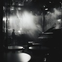 eerie, celestial jazz fusion with haunting electronic soundscapes