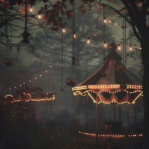 Step into the heart of a lonely midnight carnival, where shadows dance and flicker under the soft, eerie glow of lanterns. This instrumental track, led by a haunting accordion, captures the essence of forgotten dreams and whispered secrets. The slow, waltz like rhythm creates an intimate, yet unsettling atmosphere, as if the melancholic notes themselves are calling out for lost souls. Mysterious and evocative, it tells a story of solitude amidst the once joyous, now abandoned carnival grounds. Listen as the music weaves through the deserted tents, bringing to life the echoes of a past long gone.