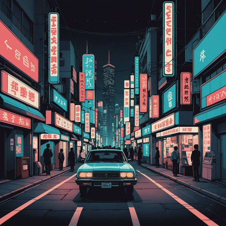 This track blends the infectious grooves of classic funk with the melodic sensibility of j pop, creating a vibrant, danceable sound that captures the bright neon vibe of tokyo by night. The music carries nuances of both genres, with a lively bassline and catchy synth hooks that embody the spirit of japan's bustling urban life.