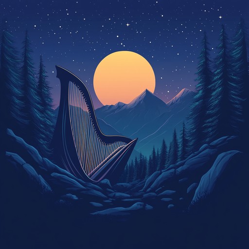 A soothing lullaby that intertwines gentle melodies with subtle triumphant themes, creating a serene atmosphere that inspires hope and peaceful sleep. The harp carries soft, calming tones enriched by uplifting harmonies that evoke a sense of victory and tranquility.