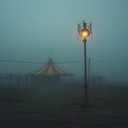 unsettling melodies haunt an empty circus tent