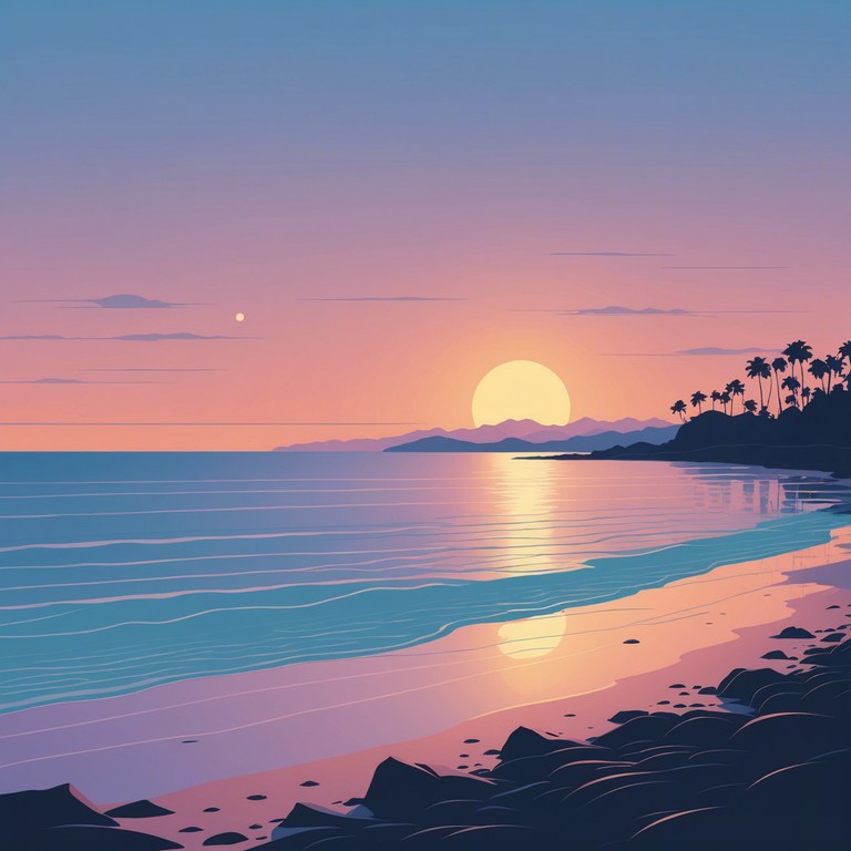 Imagine a song that encapsulates the feeling of watching a sunset on a quiet beach, as soothing funk melodies play, allowing your worries to melt away. This track uses the smooth tones of an electric bass to guide you into a state of peaceful reflection.