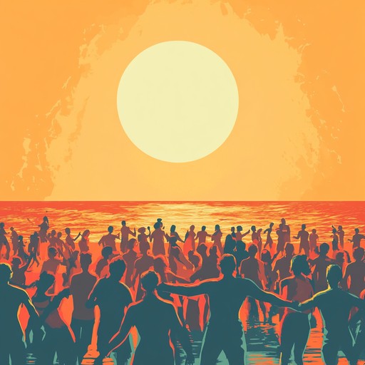 Imagine a beautiful beach party where everyone is dancing under the sun to the cheerful rhythms of the steelpan. Each note played on this vibrant track contributes to a painting of musical radiance that captures the heart and rejuvenates the soul.