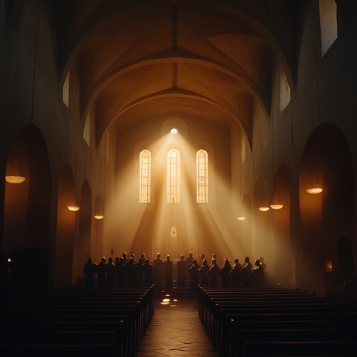 This alternative interpretation expands on the theme of spiritual connectivity and the powerful influence of faith, employing a gospel choir to enhance the depth and reach of the call.