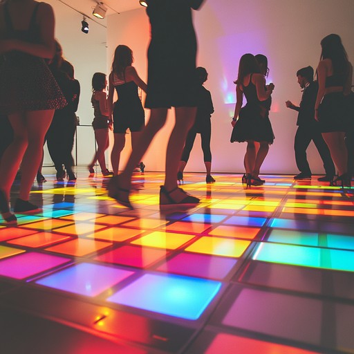 Picture a radiant dancefloor bathed in the warmth of a summer’s sun, filled with vibrant energy. The music is driven by uplifting rhythms and dynamic synth pulsations, infusing the space with an infectious joy and lively beat that makes it impossible to stand still.