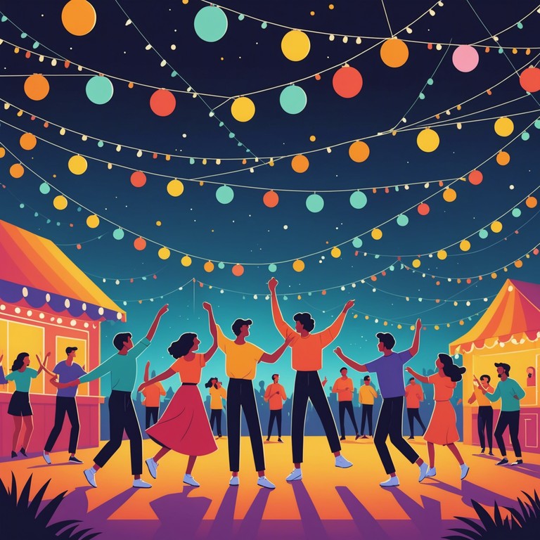 This track embodies the essence of summer with its lively and energetic rhythm, ideal for festive moments and vibrant celebrations. The composition features a lively brass section that adds a cheerful and bold layer, capturing the spirit of outdoor festivals and sunny days spent with friends.