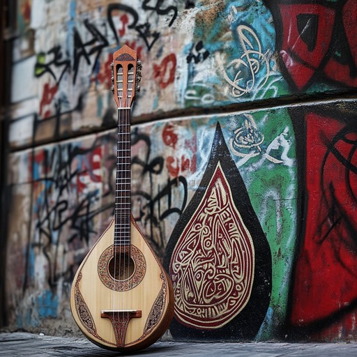 An instrumental piece combining the raw energy of grime with the enchanting melodies of middle eastern music, featuring the oud, to create a captivating and unique sonic experience.