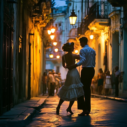 This track captures the essence of a steamy night in havana, blending traditional salsa rhythms with a modern twist to evoke an atmosphere of passionate, fiery dance encounters. The music swirls with a rhythm that beckons dancers to the floor, enveloping them in a world of synchronized steps and vibrant energy.