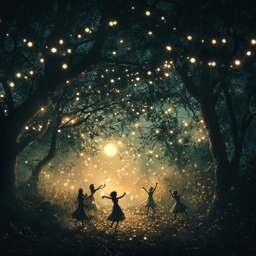 An enchanting house track that combines whimsical rhythms and playful melodies to create an uplifting nighttime dance experience. Airy synthesizers blend with vibrant beats to transport listeners to a magical dance floor.