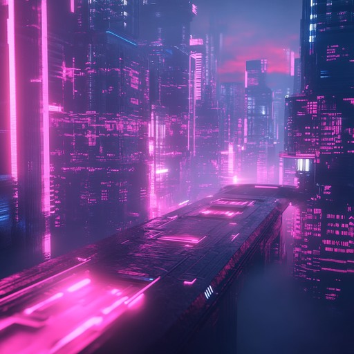 Immerse in a futuristic cityscape with smooth, melodic synth waves and intricate beats. This track blends modern electronic elements with a gentle, flowing rhythm, capturing the essence of a sci fi metropolis and its hidden mysteries.