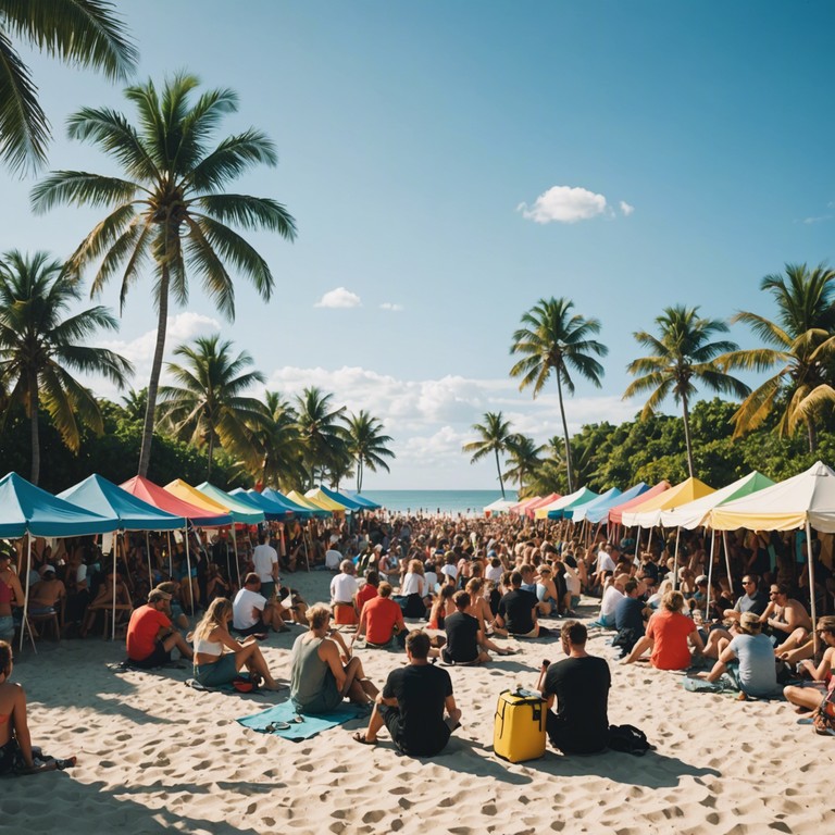 A sunny instrumental designed to bring the listener directly to the heart of a caribbean beach festival, featuring exceptional steelpan performances and irresistibly cheerful melodies.