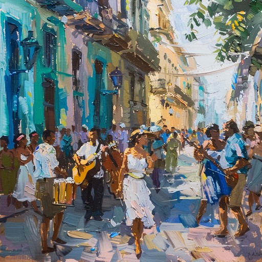 Immerse yourself in colorful afro cuban rhythms reminiscent of a joyful evening in havana. The lively congas and vibrant melodies will create a festive atmosphere that lifts your mood.