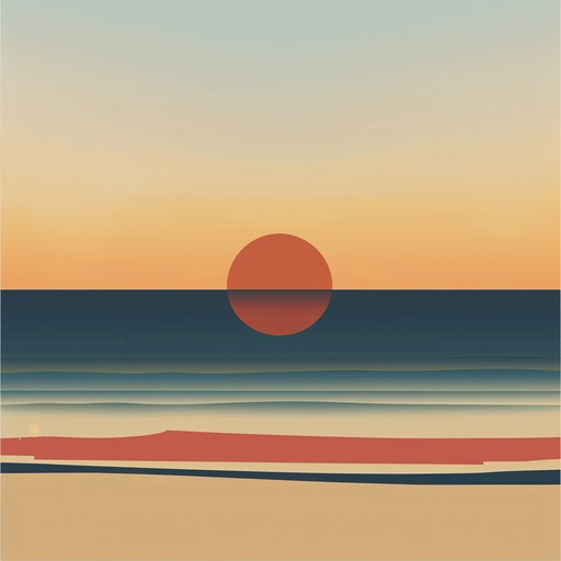 Imagine lounging on a secluded beach, with the sun setting, the sky ablaze with warm hues. This dreamy bossa nova instrumental evokes a sense of tranquility and elegance, carried by the gentle strumming of an acoustic guitar, soft percussion, and lush harmonies, transporting you straight to a serene brazilian coast. Perfect for peaceful moments.